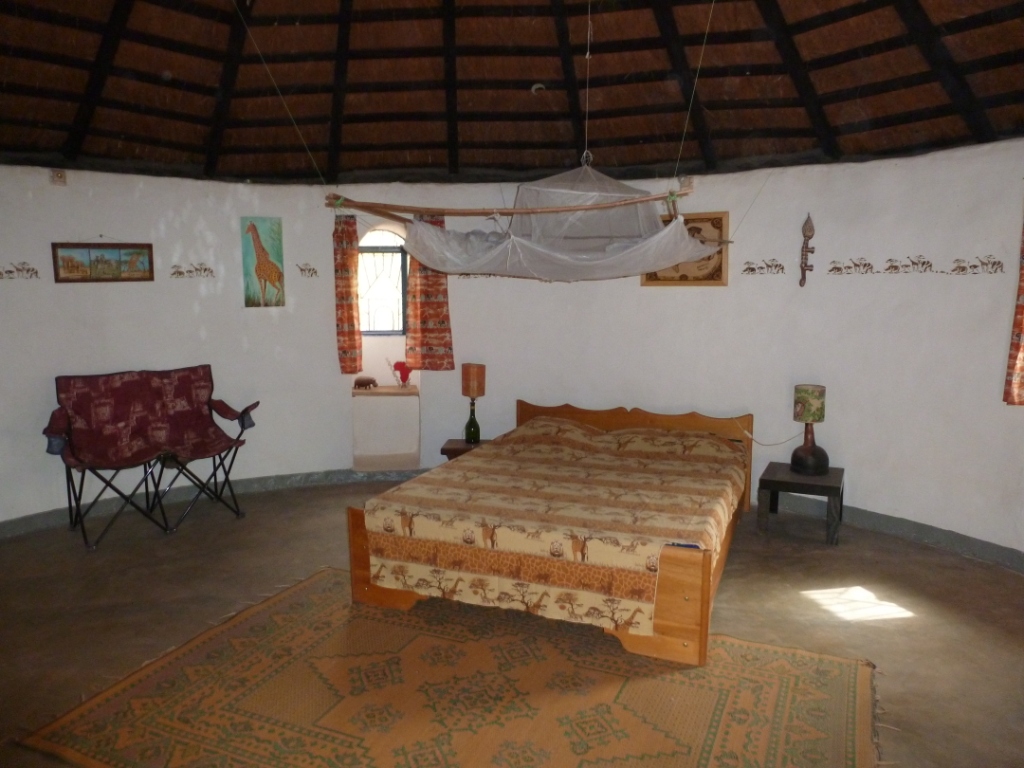 La chambre de la case safari